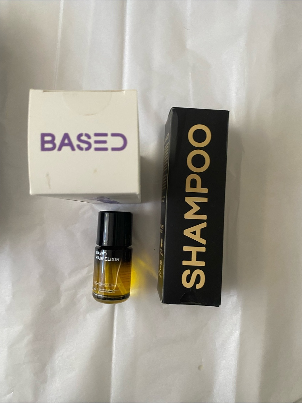 BASED Hair Elixir + Shampoo & Conditioner NEW Mens